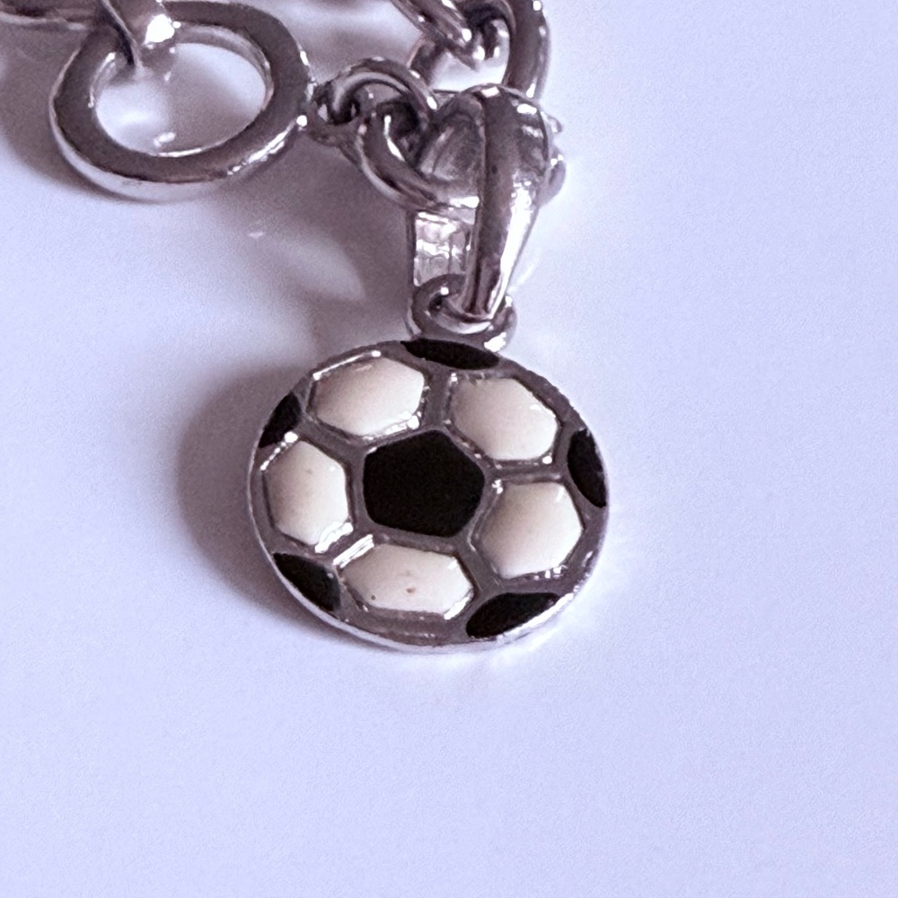 ⚽ Soccer Ball Charm Bracelet by Cookie Lee